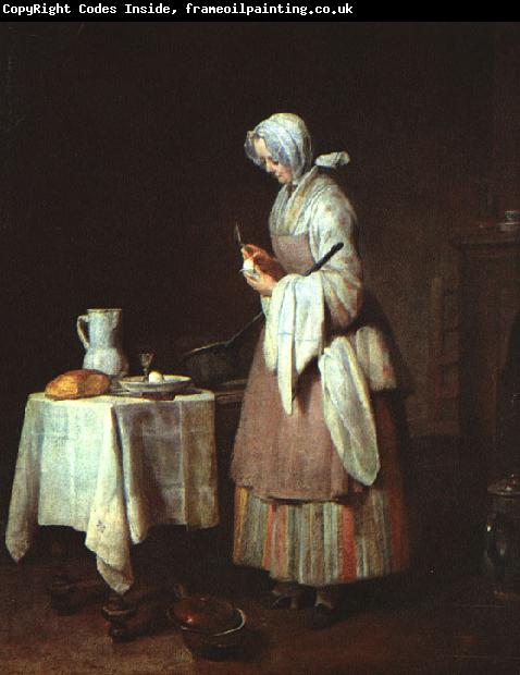 Jean Baptiste Simeon Chardin The Attentive Nurse
